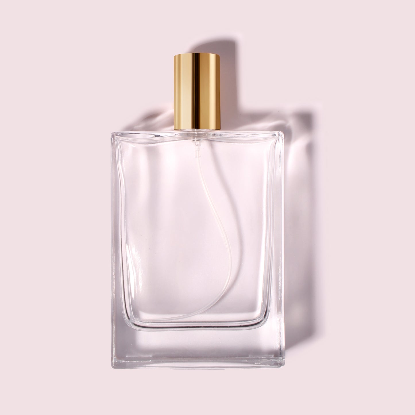 56 Bottles per Box - Perfume Bottles Wholesale - 100ml/3.4oz Empty Perfume Bottle with Crimp Neck (Includes Cap and Sprayer)