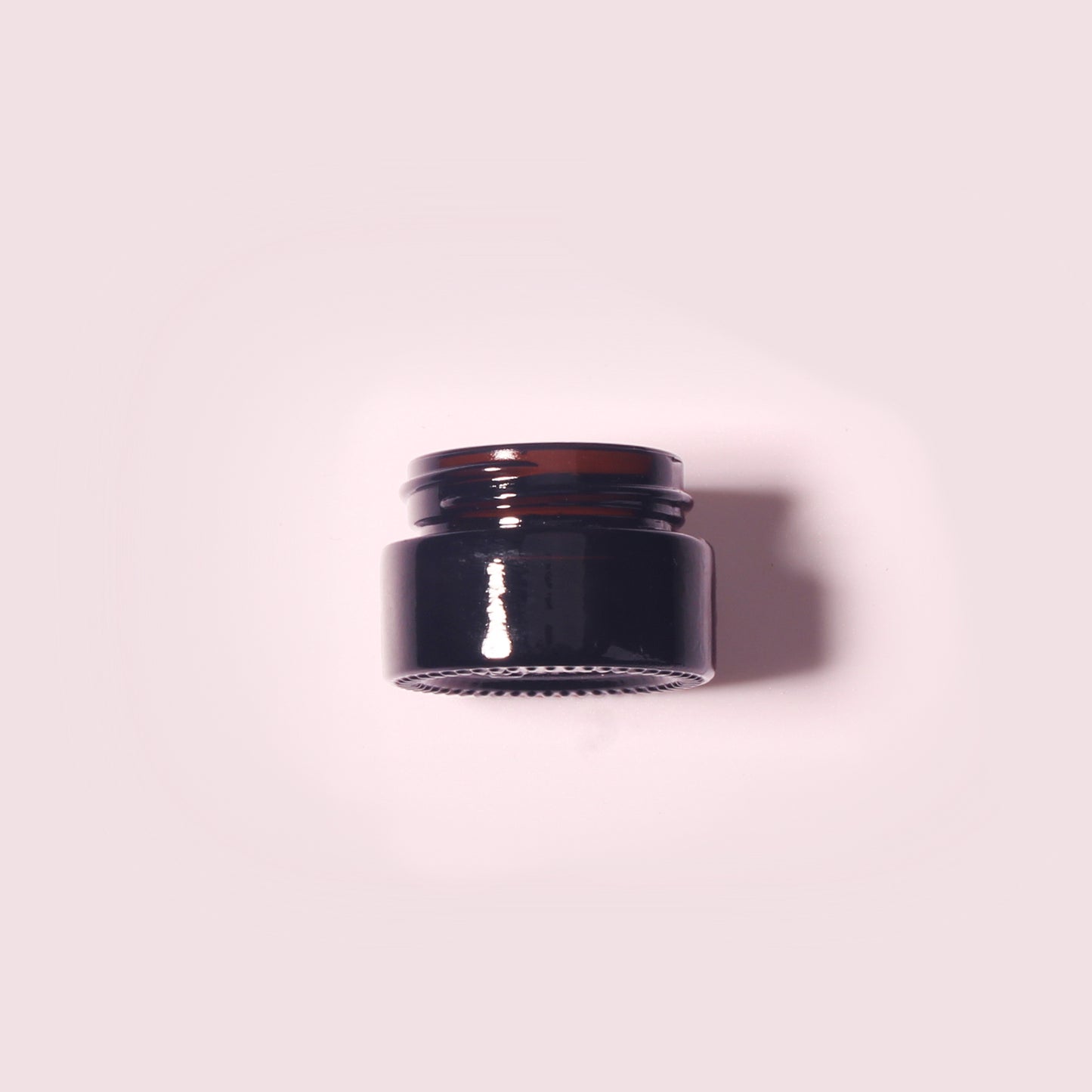 70 Bottles per Box - Glass Cosmetic Jars Wholesale -10 ml/0.3 oz, Empty Refillable Cosmetic Storage Jars (Includes Lid)