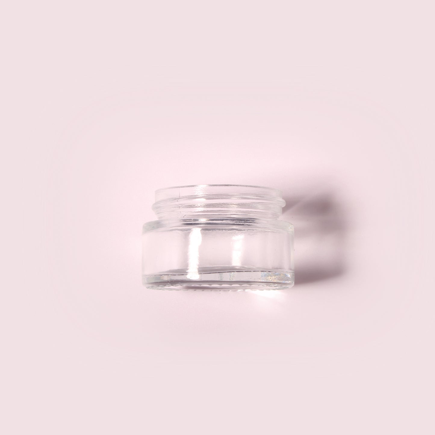 70 Bottles per Box - Glass Cosmetic Jars Wholesale - 25 ml/0.8 oz, Empty Refillable Cosmetic Storage Jars (Includes Lid)
