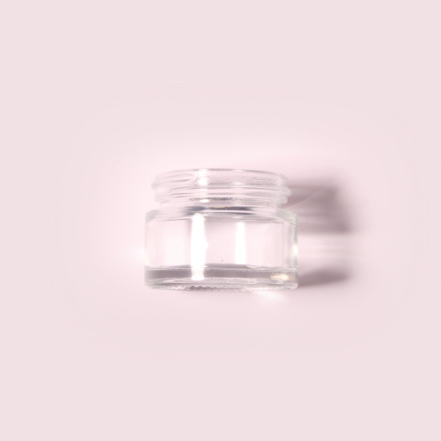 70 Bottles per Box - Glass Cosmetic Jars Wholesale - 20 ml/0.7 oz, Empty Refillable Cosmetic Storage Jars (Includes Lid)