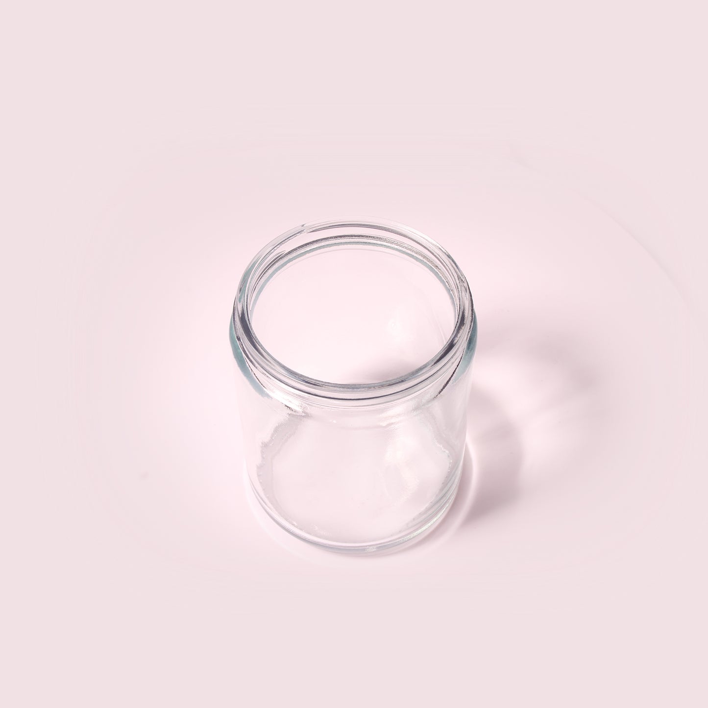 70 Bottles per Box - Glass Cosmetic Jars Wholesale - 240 ml/8.1 oz, Empty Refillable Cosmetic Storage Jars (Includes Lid)