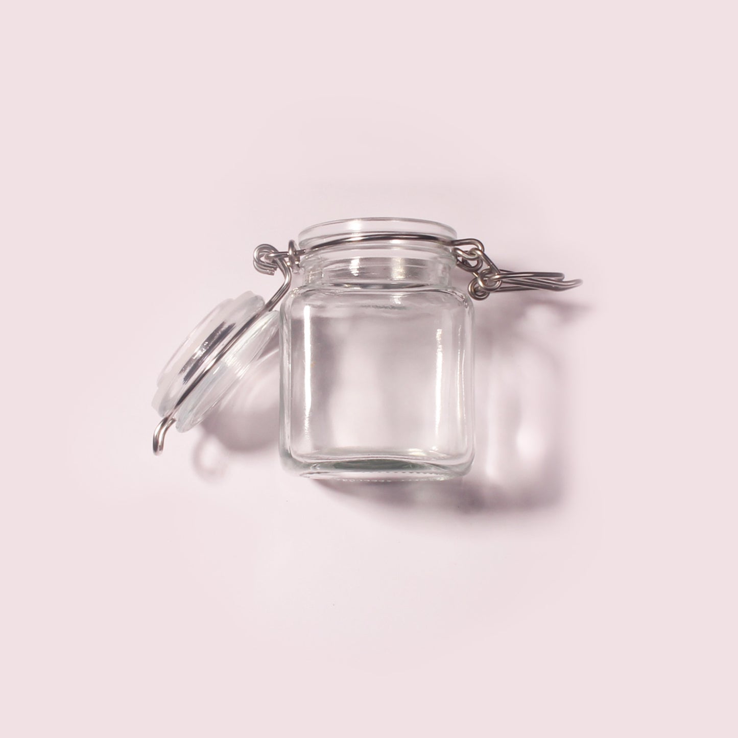 100 Bottles per Box - Glass Spice Jars Wholesale - 100 ml / 3.2 oz, Empty Refillable Spice Storage Jars (Includes Lid)