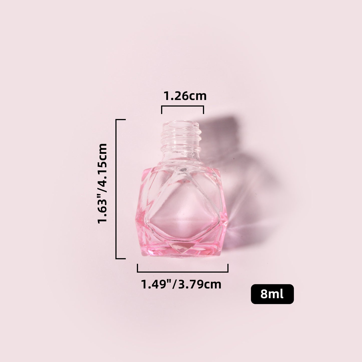 400 Bottles per Box - Glass Car Air Freshener Bottles Wholesale - 8 ml, Empty Refillable Car Scent Storage Bottles (Includes Lid)