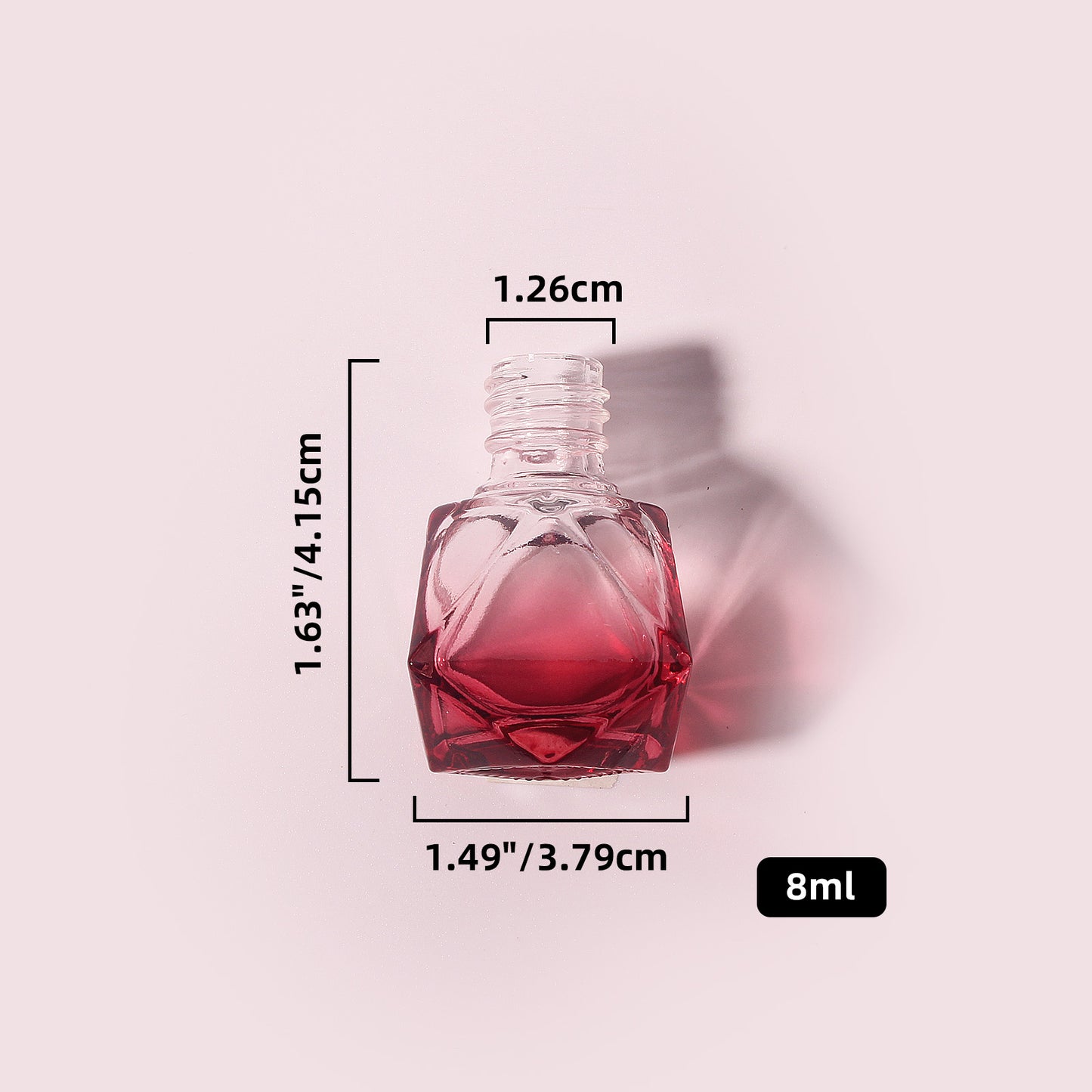 400 Bottles per Box - Glass Car Air Freshener Bottles Wholesale - 8 ml, Empty Refillable Car Scent Storage Bottles (Includes Lid)