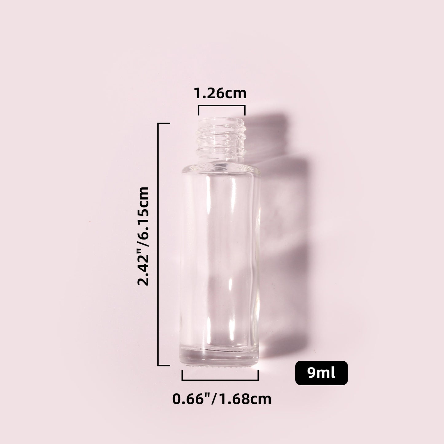 400 Bottles per Box - Glass Car Air Freshener Bottles Wholesale - 9 ml, Empty Refillable Car Scent Storage Bottles (Includes Lid)
