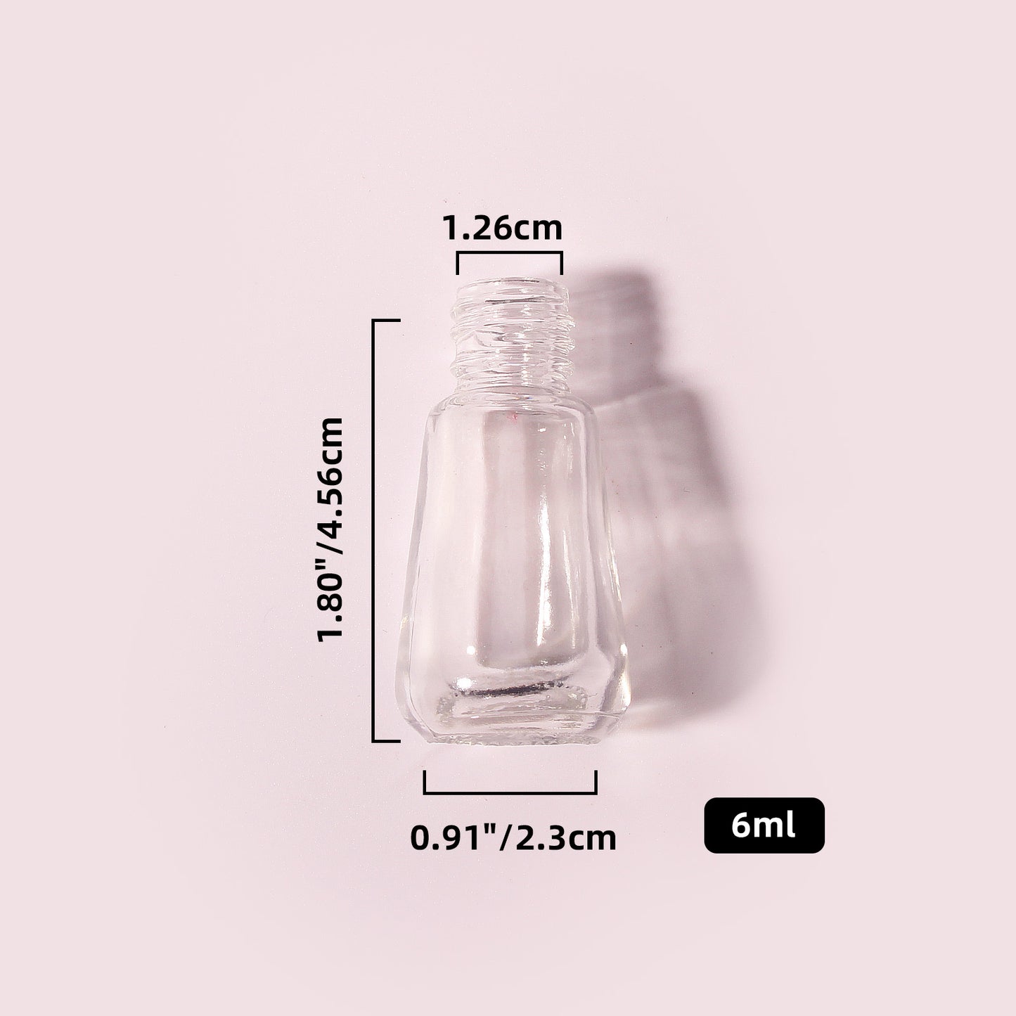 400 Bottles per Box - Glass Car Air Freshener Bottles Wholesale - 6 ml, Empty Refillable Car Scent Storage Bottles (Includes Lid)