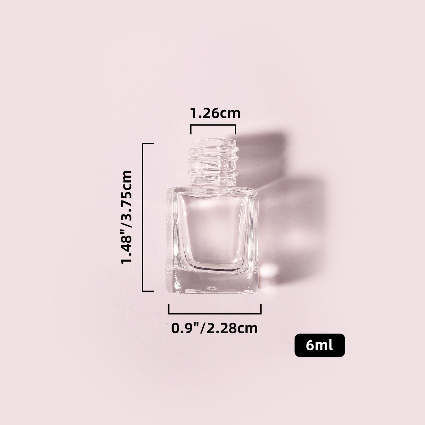 400 Bottles per Box - Glass Car Air Freshener Bottles Wholesale - 6 ml, Empty Refillable Car Scent Storage Bottles (Includes Lid)