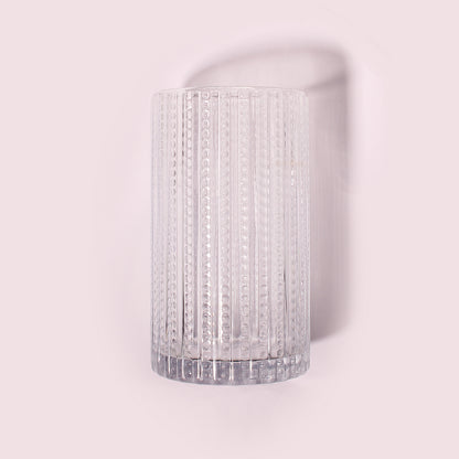 Hobnail Glassware Set of 2, 15 oz Highball Glasses, Vintage Drinking Glassware, Beaded Glassware, Cocktail Glasses, Ideal for Beer, Juice, Coffee Cup, Great for Christmas & Birthday & Party