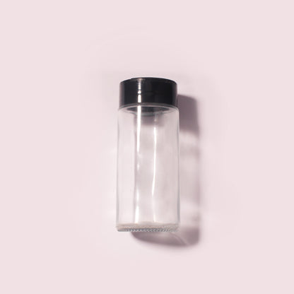 100 Bottles per Box - Glass Spice Jars Wholesale - 110 ml / 3.5 oz, Empty Refillable Spice Storage Jars (Includes Lid)
