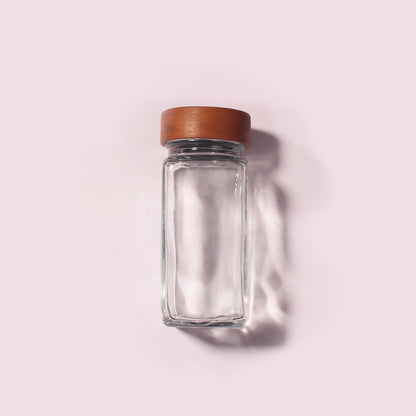 100 Bottles per Box - Glass Spice Jars Wholesale - 120 ml / 3.9 oz, Empty Refillable Spice Storage Jars (Includes Lid)