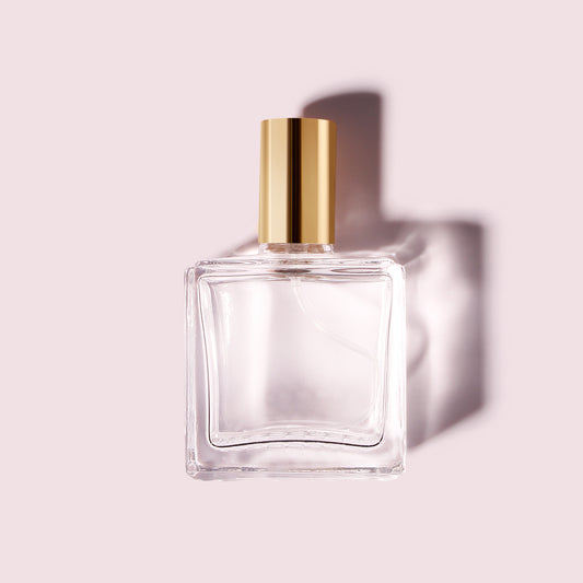 110 Bottles per Box - Perfume Bottles Wholesale - 50ml/1.7oz Empty Perfume Bottle with Crimp Neck (Includes Cap and Sprayer)