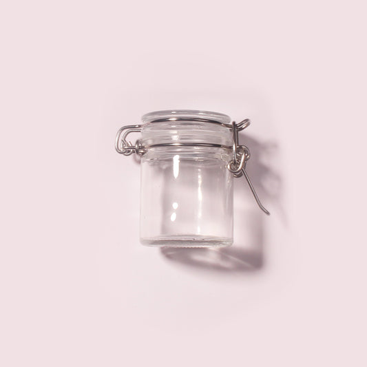 100 Bottles per Box - Glass Spice Jars Wholesale - 45 ml / 1.4 oz, Empty Refillable Spice Storage Jars (Includes Lid)