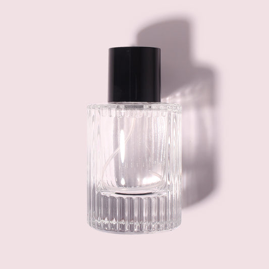 70 Bottles per Box - Perfume Bottles Wholesale - 100ml/3.4oz Empty Perfume Bottle with Crimp Neck (Includes Cap and Sprayer)