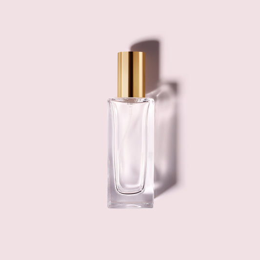 180 Bottles per Box - Perfume Bottles Wholesale - 30ml/1oz Empty Perfume Bottle with Crimp Neck (Includes Cap and Sprayer)