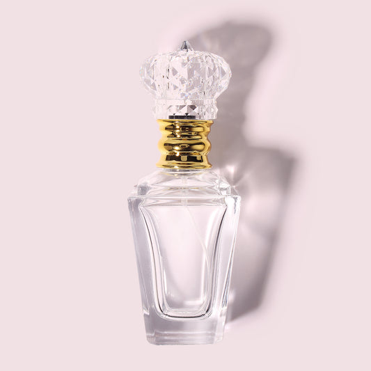 90 Bottles per Box - Perfume Bottles Wholesale - 60ml/2.1oz Empty Perfume Bottle with Crimp Neck (Includes Cap and Sprayer)
