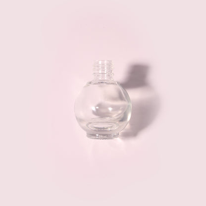 300 Bottles per Box - Glass Nail Polish Bottles Wholesale -11 ml, Empty Refillable Nail Polish Storage Bottles (Includes Lid)