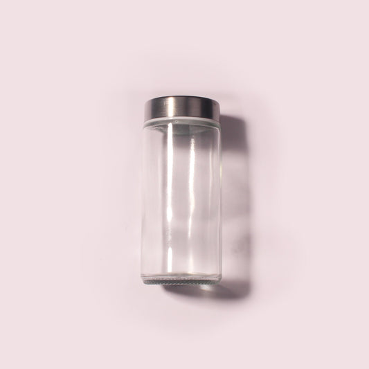 100 Bottles per Box - Glass Spice Jars Wholesale - 100 ml / 3.2 oz, Empty Refillable Spice Storage Jars (Includes Lid)
