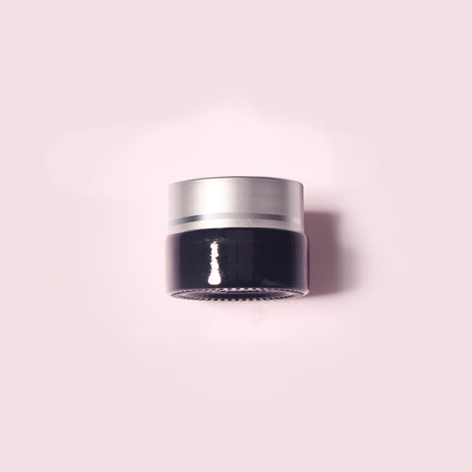 70 Bottles per Box - Glass Cosmetic Jars Wholesale -10 ml/0.3 oz, Empty Refillable Cosmetic Storage Jars (Includes Lid)