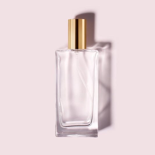 100 Bottles per Box - Perfume Bottles Wholesale - 50ml/1.7oz Empty Perfume Bottle with Crimp Neck (Includes Cap and Sprayer)