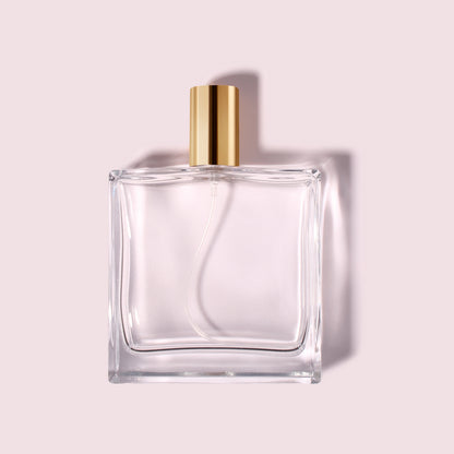 60 Bottles per Box - Perfume Bottles Wholesale - 100ml/3.4oz Empty Perfume Bottle with Crimp Neck (Includes Cap and Sprayer)