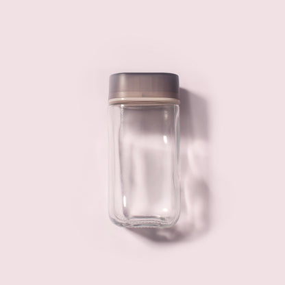 100 Bottles per Box - Glass Spice Jars Wholesale - 110 ml / 3.5 oz, Empty Refillable Spice Storage Jars (Includes Lid)