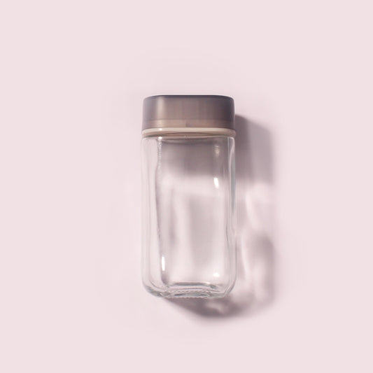 100 Bottles per Box - Glass Spice Jars Wholesale - 110 ml / 3.5 oz, Empty Refillable Spice Storage Jars (Includes Lid)