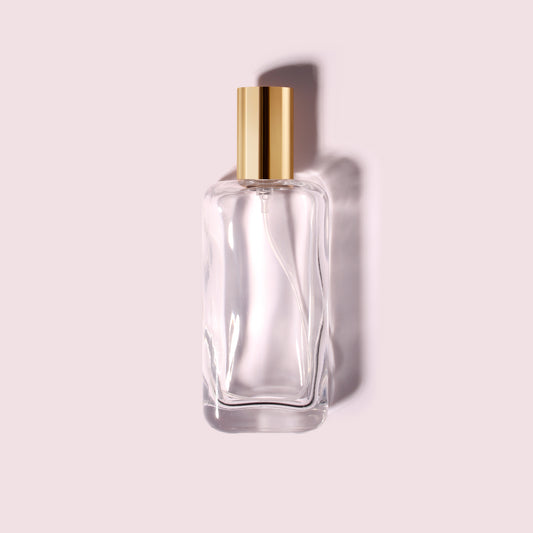 144 Bottles per Box - Perfume Bottles Wholesale - 50ml/1.7oz Empty Perfume Bottle with Crimp Neck (Includes Cap and Sprayer)