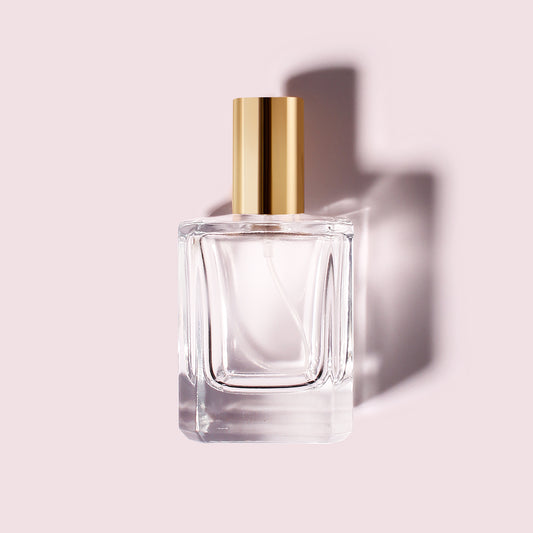 80 Bottles per Box - Perfume Bottles Wholesale - 50ml/1.7oz Empty Perfume Bottle with Crimp Neck (Includes Cap and Sprayer)