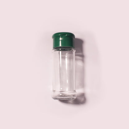 100 Bottles per Box - Glass Spice Jars Wholesale - 75 ml / 2.4 oz, Empty Refillable Spice Storage Jars (Includes Lid)
