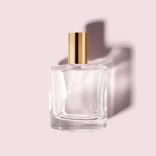 56 Bottles per Box - Perfume Bottles Wholesale - 100ml/3.4oz Empty Perfume Bottle with Crimp Neck (Includes Cap and Sprayer)