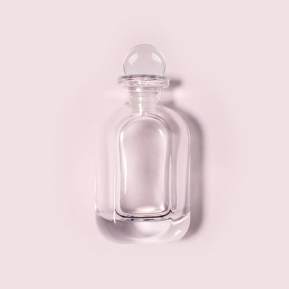 50 Bottles Per Case - Aromatherapy Diffuser Bottles Wholesale - 60 ml/2.03 oz Empty Aromatherapy Diffuser Bottles with Roll-Up Neck (Includes Cap)