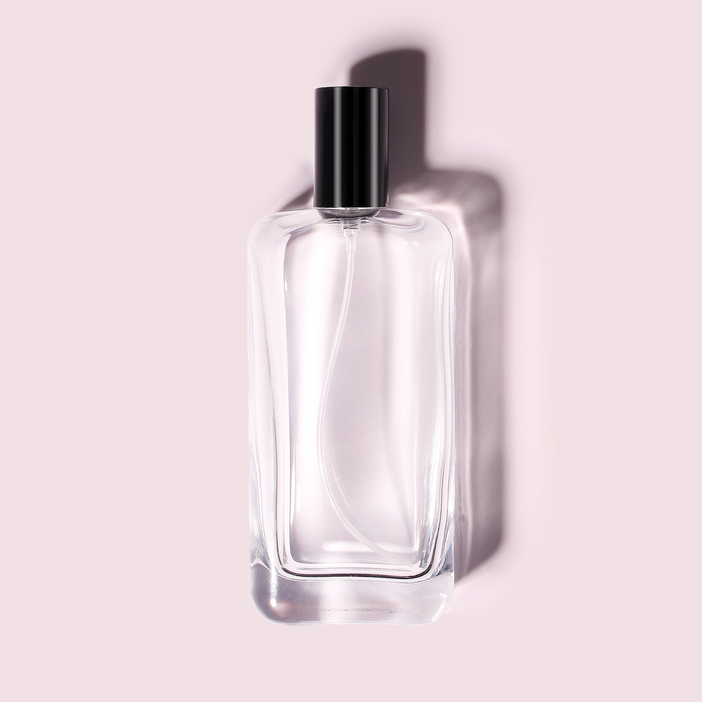 70 Bottles per Box - Perfume Bottles Wholesale - 100ml/3.4oz Empty Perfume Bottle with Crimp Neck (Includes Cap and Sprayer)