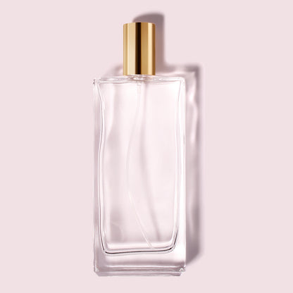 65 Bottles per Box - Perfume Bottles Wholesale - 100ml/3.4oz Empty Perfume Bottle with Crimp Neck (Includes Cap and Sprayer)