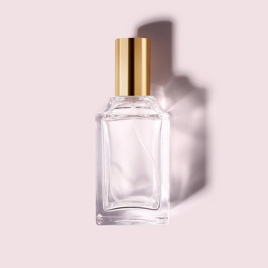 120 Bottles per Box - Perfume Bottles Wholesale - 50ml/1.7oz Empty Perfume Bottle with Crimp Neck (Includes Cap and Sprayer)
