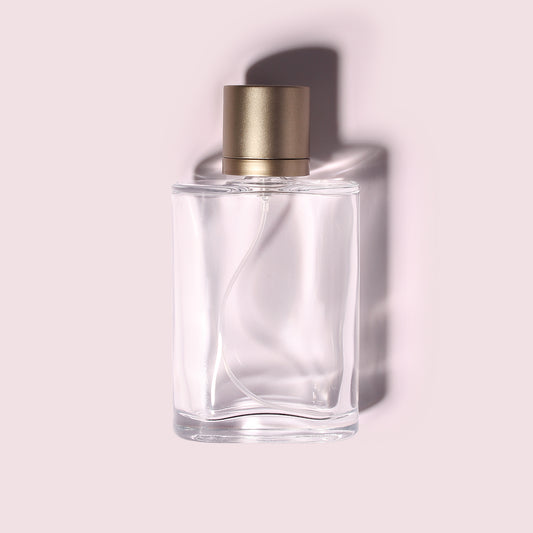 88 Bottles per Box - Perfume Bottles Wholesale - 100ml/3.4oz Empty Perfume Bottle with Crimp Neck (Includes Cap and Sprayer)