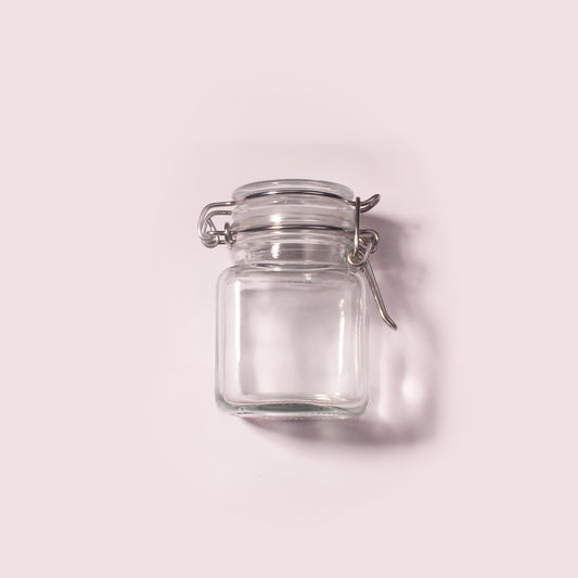 100 Bottles per Box - Glass Spice Jars Wholesale - 100 ml / 3.2 oz, Empty Refillable Spice Storage Jars (Includes Lid)