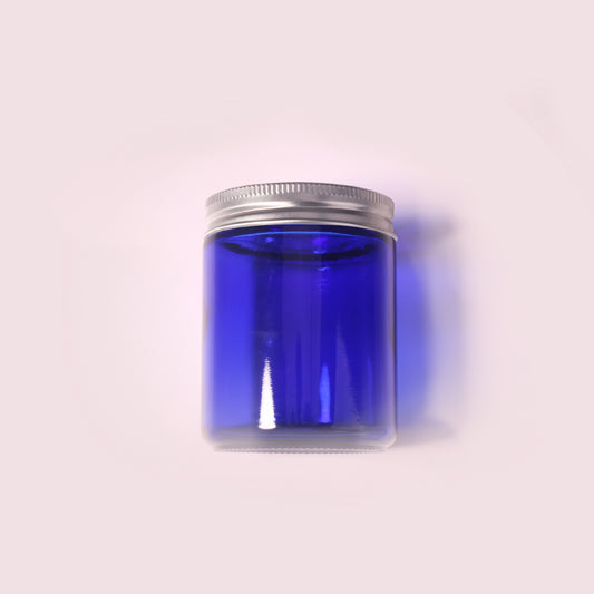 70 Bottles per Box - Glass Cosmetic Jars Wholesale - 270 ml/9.1 oz, Empty Refillable Cosmetic Storage Jars (Includes Lid)