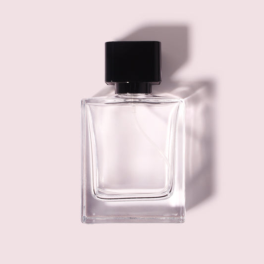 70 Bottles per Box - Perfume Bottles Wholesale - 100ml/3.4oz Empty Perfume Bottle with Crimp Neck (Includes Cap and Sprayer)