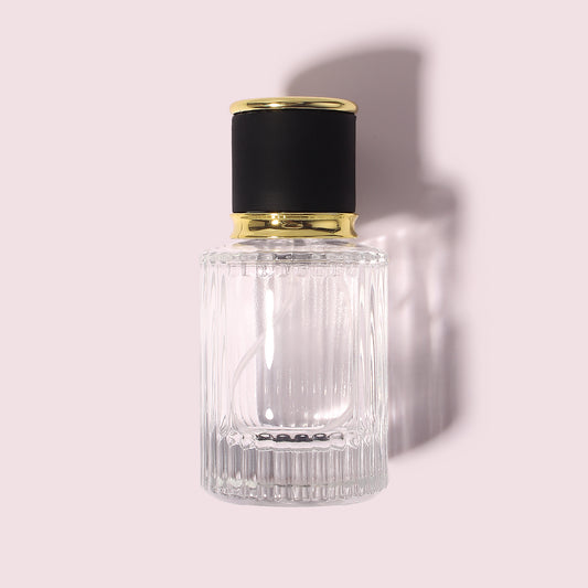 120 Bottles per Box - Perfume Bottles Wholesale - 30ml/1oz Empty Perfume Bottle with Crimp Neck (Includes Cap and Sprayer)