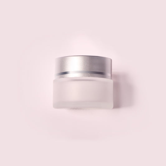 70 Bottles per Box - Glass Cosmetic Jars Wholesale - 35 ml/1.2 oz, Empty Refillable Cosmetic Storage Jars (Includes Lid)