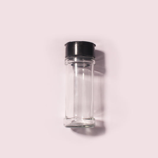 100 Bottles per Box - Glass Spice Jars Wholesale - 80 ml / 2.6 oz, Empty Refillable Spice Storage Jars (Includes Lid)
