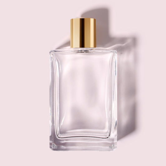 70 Bottles per Box - Perfume Bottles Wholesale - 100ml/3.4oz Empty Perfume Bottle with Screw Neck (Includes Cap and Sprayer)