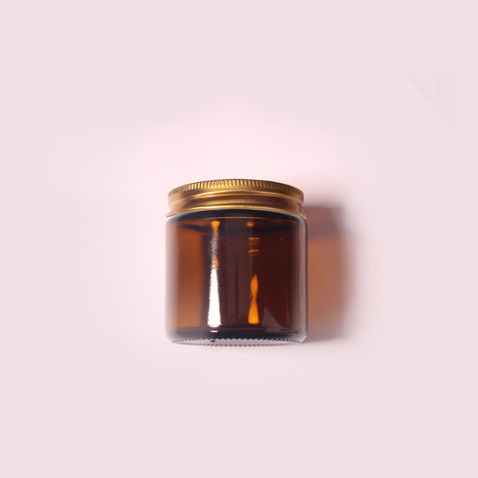 70 Bottles per Box - Glass Cosmetic Jars Wholesale -120 ml/4.1 oz, Empty Refillable Cosmetic Storage Jars (Includes Lid)