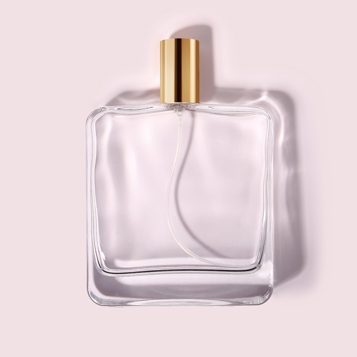 50 Bottles per Box - Perfume Bottles Wholesale - 100ml/3.4oz Empty Perfume Bottle with Crimp Neck (Includes Cap and Sprayer)