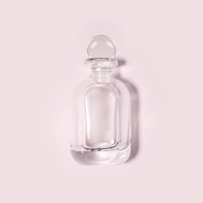 50 Bottles Per Case - Aromatherapy Diffuser Bottles Wholesale - 60 ml/2.03 oz Empty Aromatherapy Diffuser Bottles with Roll-Up Neck (Includes Cap)