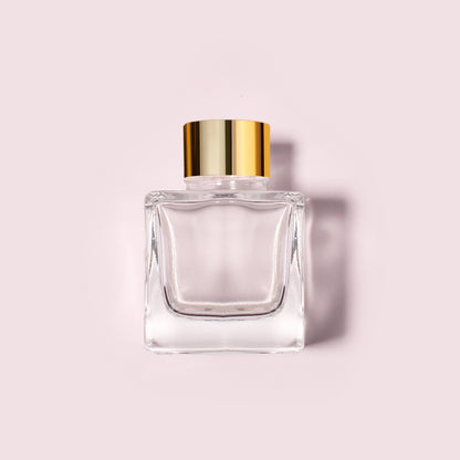 60 Bottles Per Case - Aromatherapy Diffuser Bottles Wholesale - 50 ml/1.7 oz Empty Aromatherapy Diffuser Bottles with Roll-Up Neck (Includes Cap)