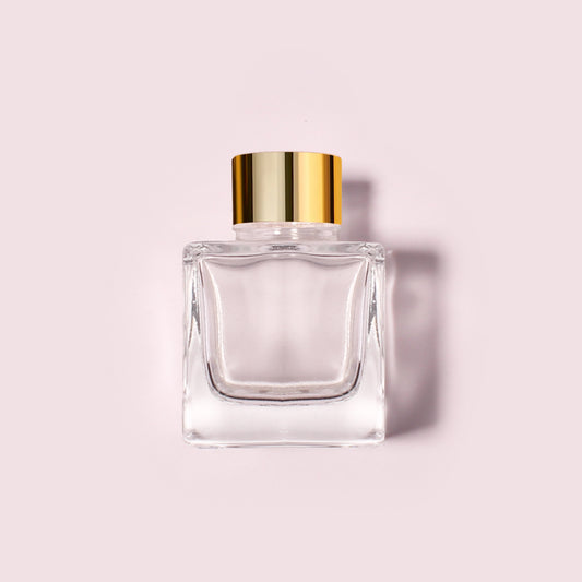 60 Bottles Per Case - Aromatherapy Diffuser Bottles Wholesale - 50 ml/1.7 oz Empty Aromatherapy Diffuser Bottles with Roll-Up Neck (Includes Cap)