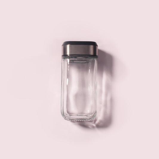 100 Bottles per Box - Glass Spice Jars Wholesale - 120 ml / 3.9 oz, Empty Refillable Spice Storage Jars (Includes Lid)