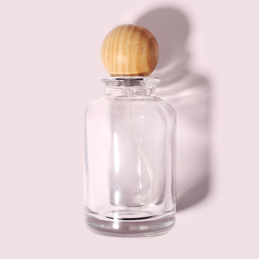 70 Bottles per Box - Perfume Bottles Wholesale - 100ml/3.4oz Empty Perfume Bottle with Crimp Neck (Includes Cap and Sprayer)