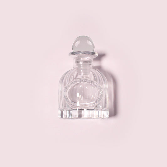 60 Bottles Per Case - Aromatherapy Diffuser Bottles Wholesale - 50 ml/1.7 oz Empty Aromatherapy Diffuser Bottles with Roll-Up Neck (Includes Cap)